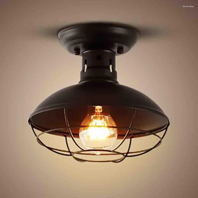 Lampki sufitowe loft American Retro Industrial Style Light Ganch Agle Balkon Sun Room na świeżym powietrzu