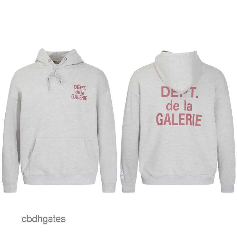 Katoenen hoodies met capuchon Ins-sweater Met capuchon Straat Herenmode Gallerry Losse Deptt Klassiek Hoge Letter-achterkant Gedrukte hoodie Pullover-sweater 4ypb