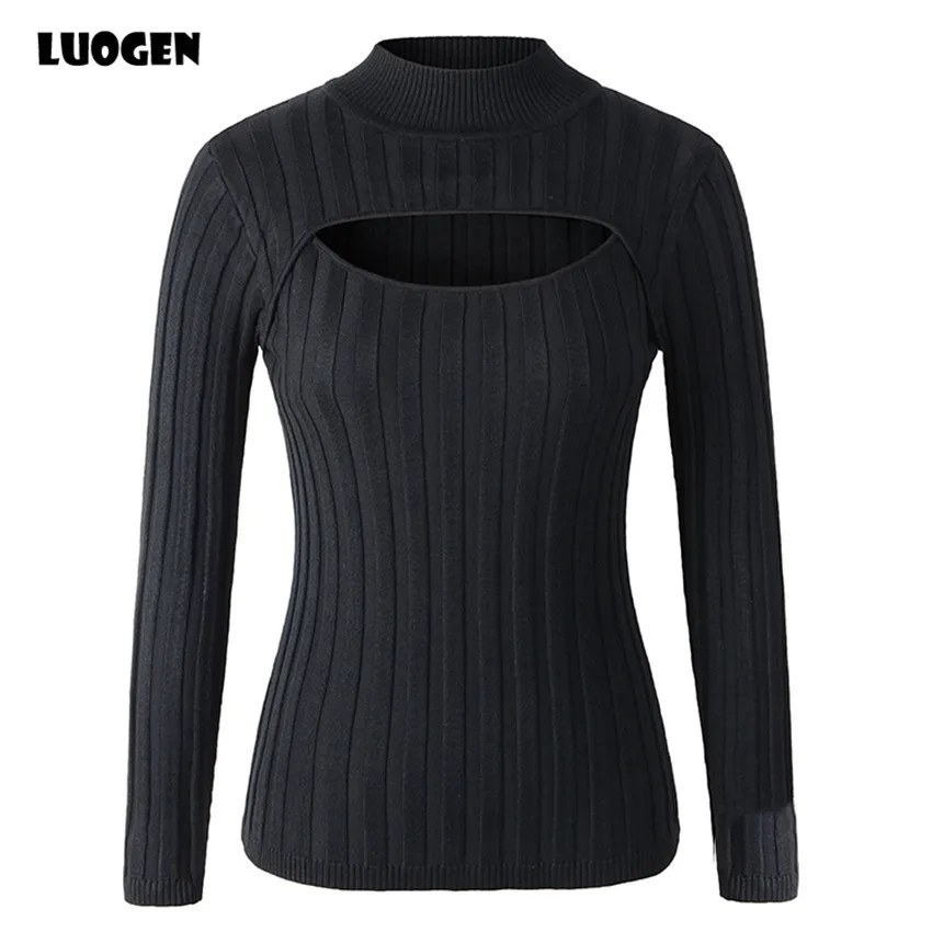 DHgate Womens Sweaters Japanese Anime Cosplay Knitted Sweater Keyhole Turtleneck Stripe Lolita Girls Knit Apparel