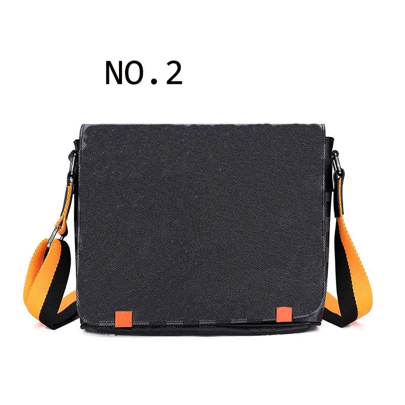 Luxury Designer PU Leather Mens Tote Grey Cross Body Bag With 