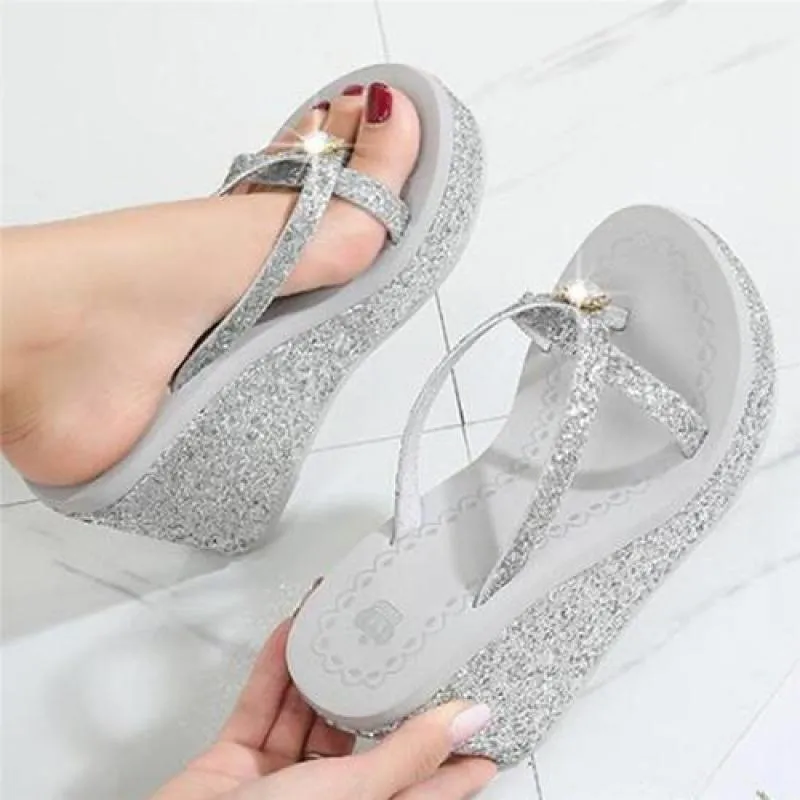 Flip flops with rhinestones womens sale