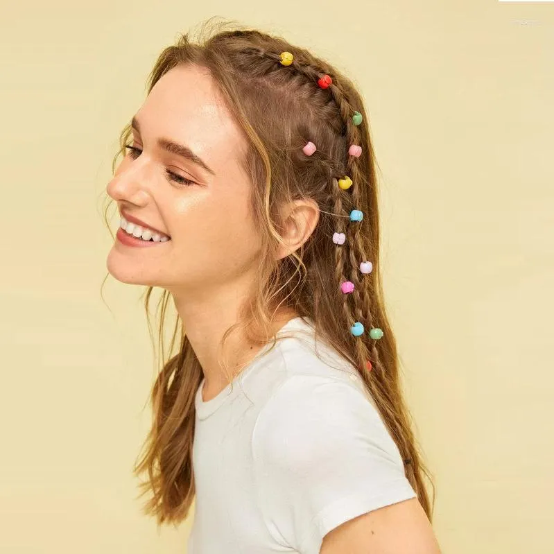Accessoires pour cheveux, 20 pièces, couleurs aléatoires, couleur bonbon, petite épingle à cheveux, ensemble créatif Simple tressé