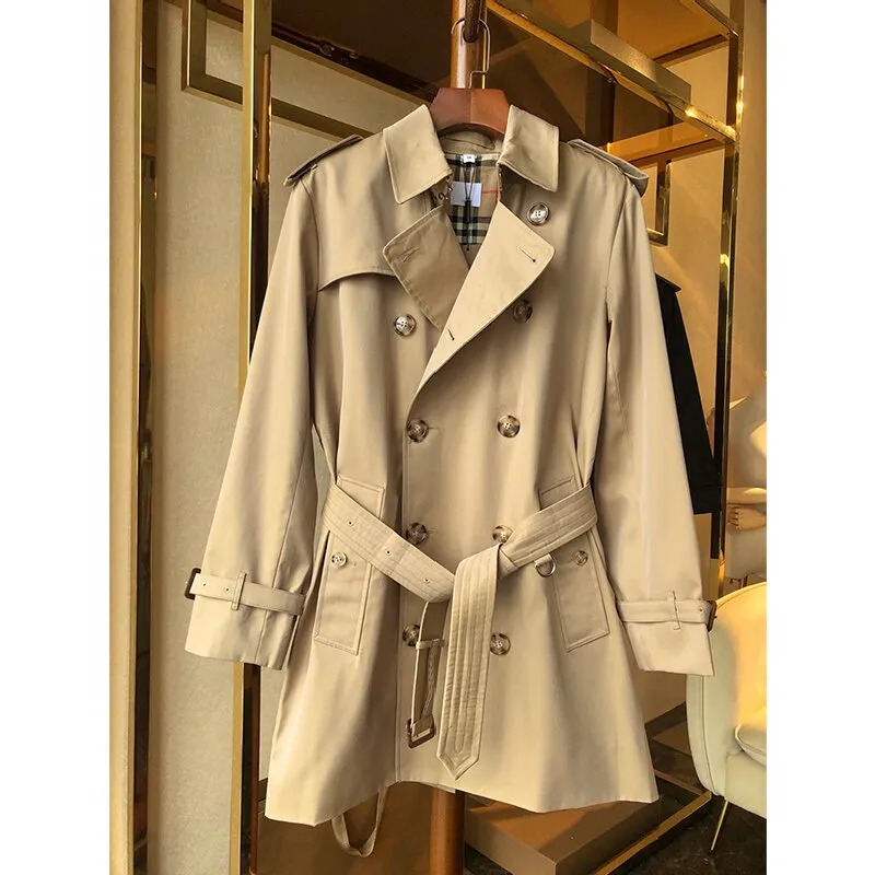 Mens short length clearance overcoat