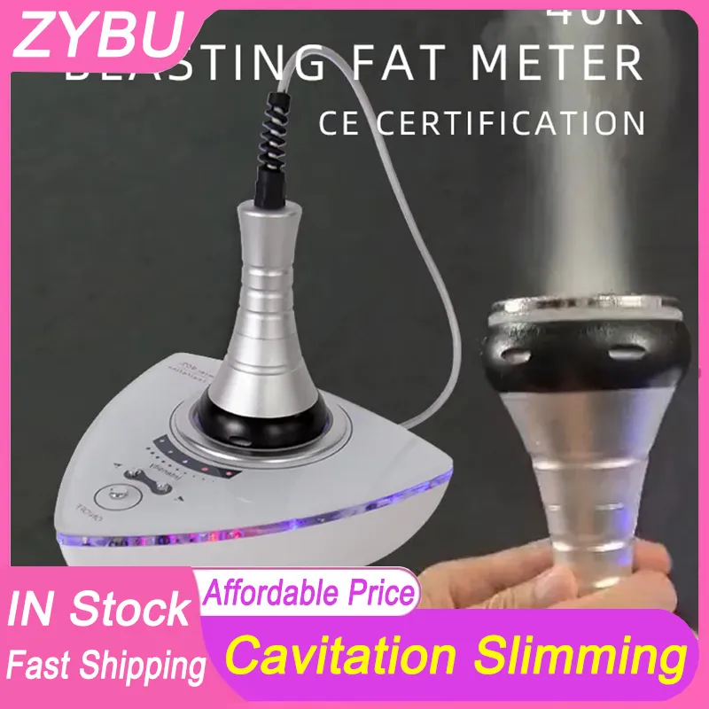 Household Mini Home Use Cavitation Ultrasound Fat Reduction Weight Removal Cellulite Loss Mini 40K Cavitation Body Slimming Ultrasonic Burning Explosion Machine