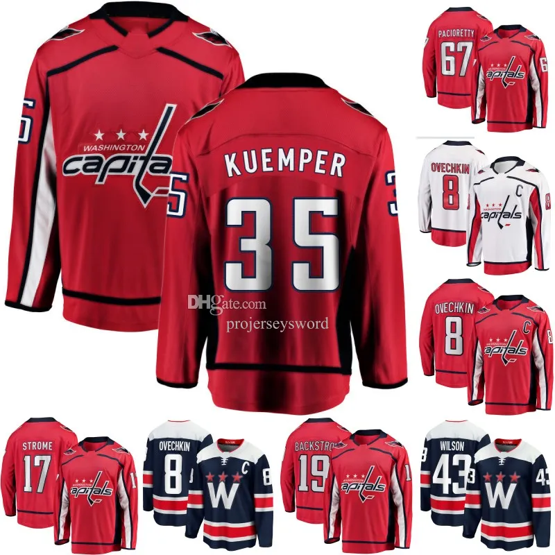 Tom Wilson Capitals jersey