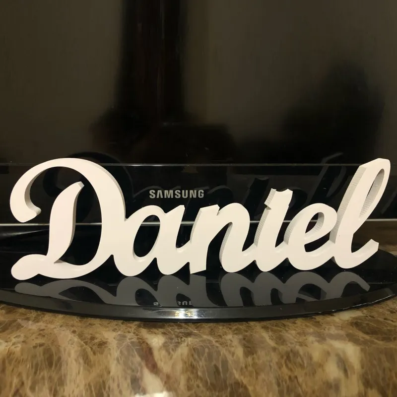 Decoratieve objecten beeldjes Gepersonaliseerde aangepaste naam houten letters bruiloft decoratie letters 230828