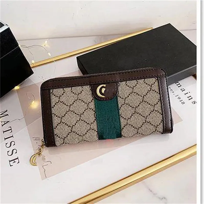 L designer plånbok män kvinnor långa plånböcker handväska korthållare fall handväska Ophidia mini kopplingspåsar lyxdesigners affärskredit plånböcker