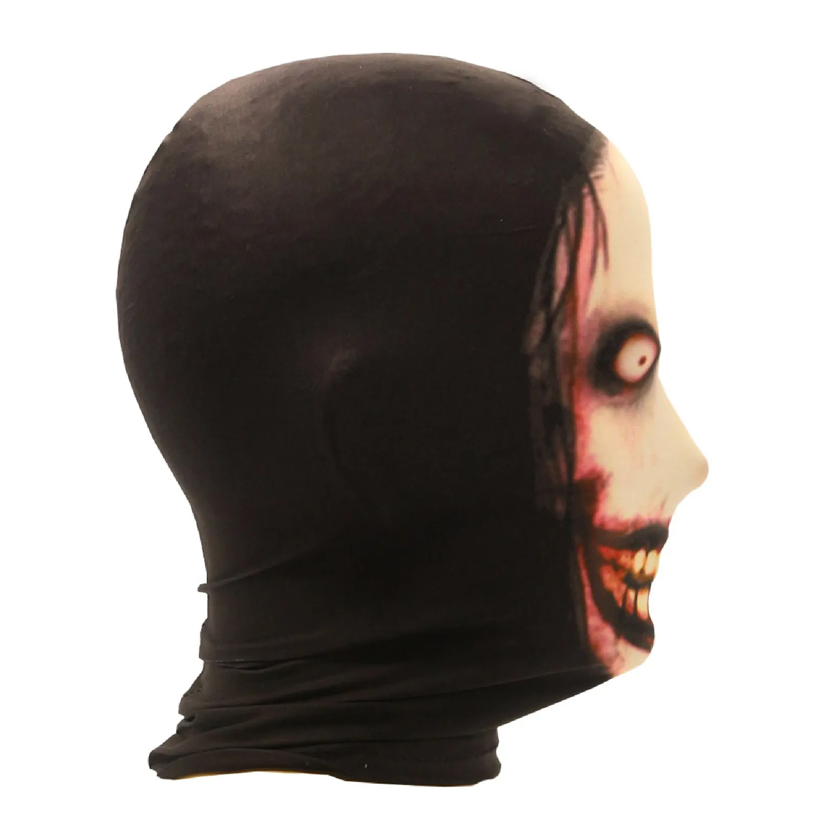 Killer Jeff Creepypasta Open Mouth Adult Latex Mask Halloween