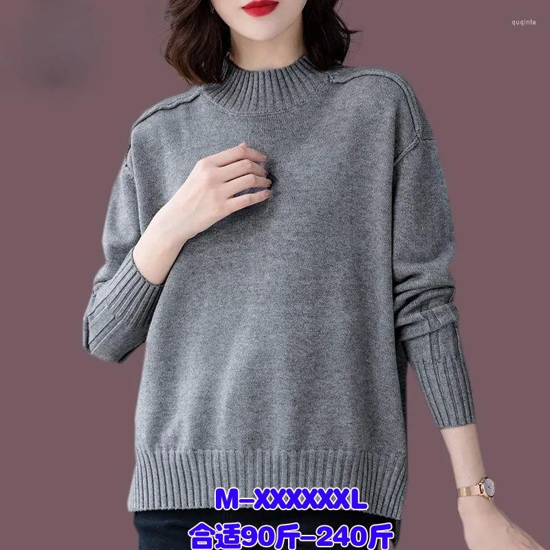 Suéteres femininos gola alta pulôver cashmere suéter mulheres 2023 outono inverno básico quente jumper pull femme hiver gravação de malha v402