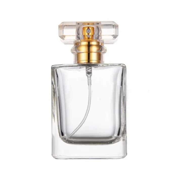 Wholesale 2019 Crystal Travel Perfume Bottles 50ml Refillable Empty Perfume Spray Bottles With Atomizer Free DHL