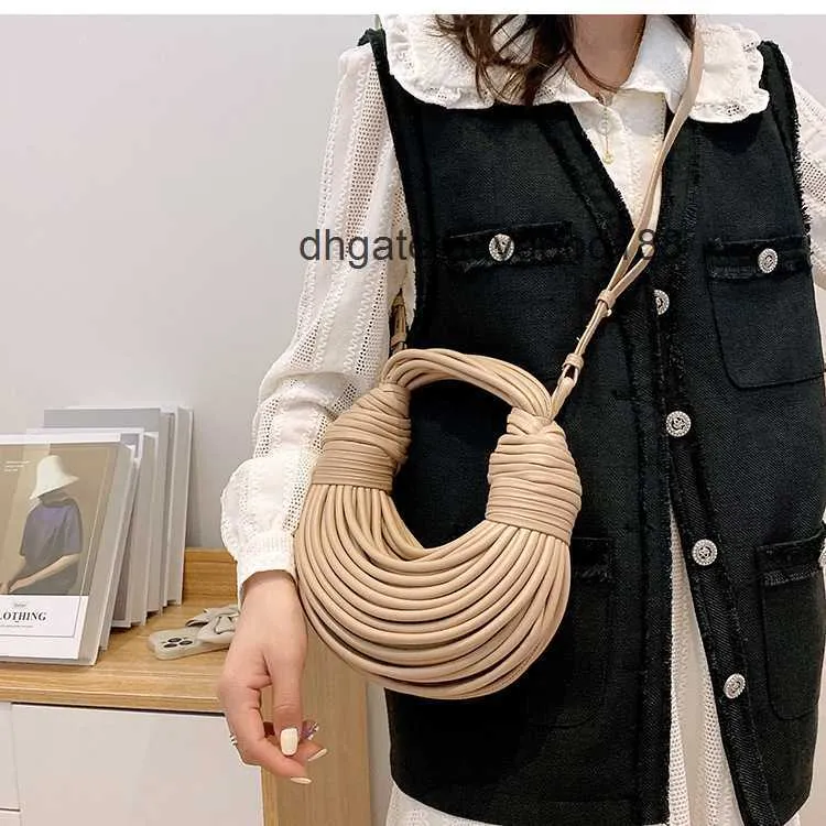 Designer Mini Jodie Strick -Hobo -Taschen Abendbeutel Handtaschen für Frauen Luxusmarke handgewebt