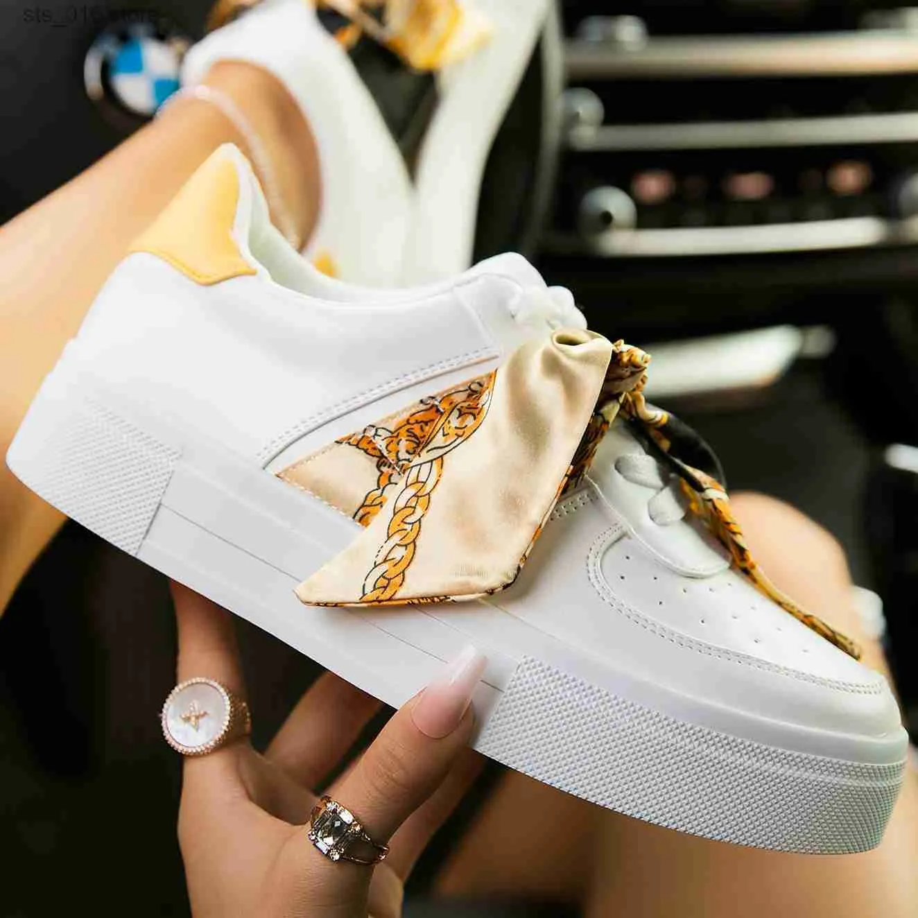 Trendy White Dressy Tennis Shoes Womens For Women With Special