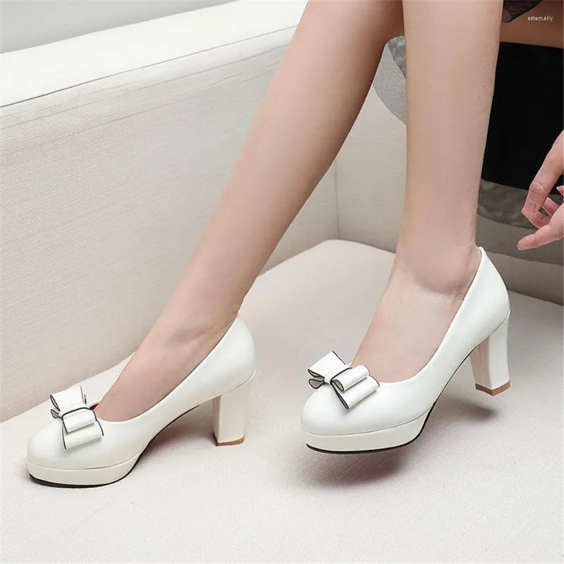 Dress Shoes For Dropship Big Size 43 Women's Great Quality 2023 Slip On Pumps Platform Elegant Lady High Heels Comfy Walk Stunning