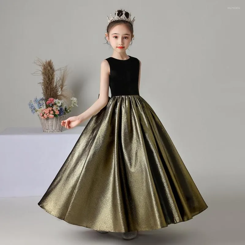 Vestidos de fiesta negro con 2025 dorado