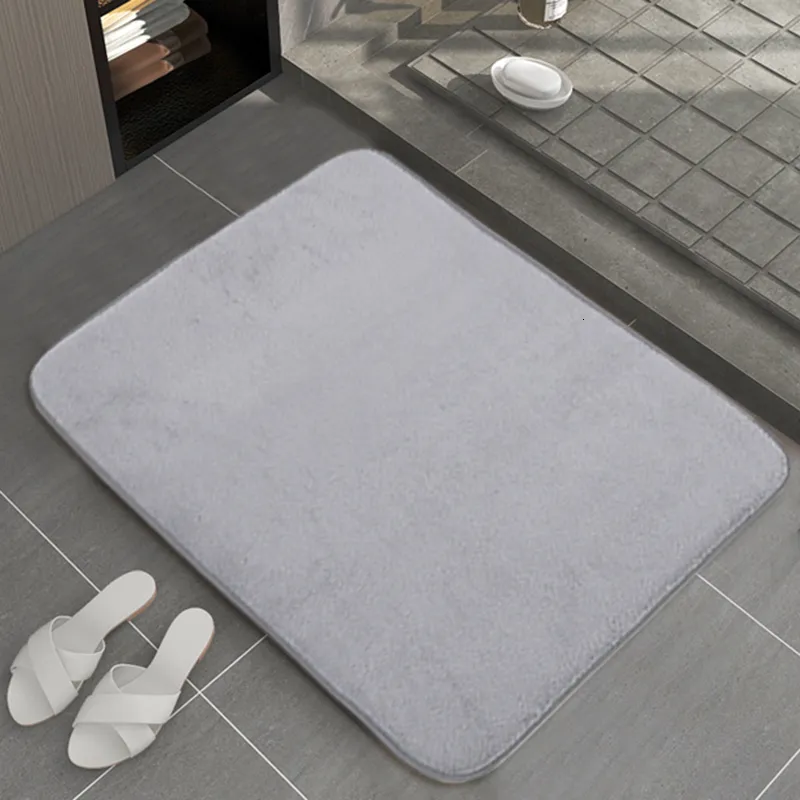 Alfombra Alfombra de baño súper absorbente Espuma viscoelástica Alfombra de baño antideslizante Bañera Alfombras de piso lateral Ducha Felpudo Alfombrilla para inodoro 230828