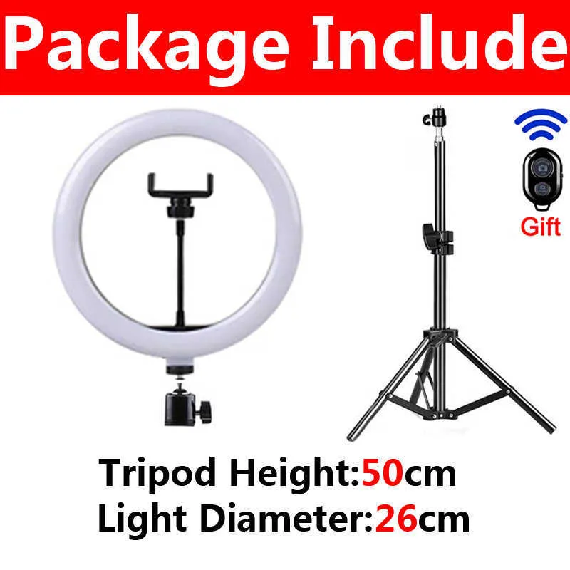 26 Cm LED Selfie Ring Lighting Fotograf a LED Selfie Ring L mpara