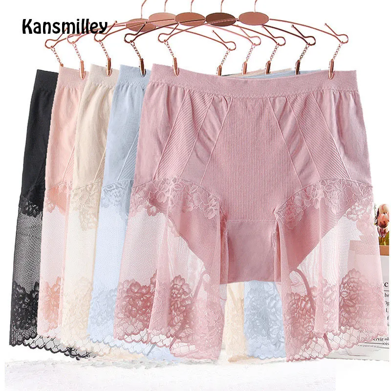 Kobiety legginsy SAFTY SAFTY Under Spirt Sexy Lace Anti Fande Fiast High Tight Safety Safety Pani Panties Bielizna Plus Kobiety 230828