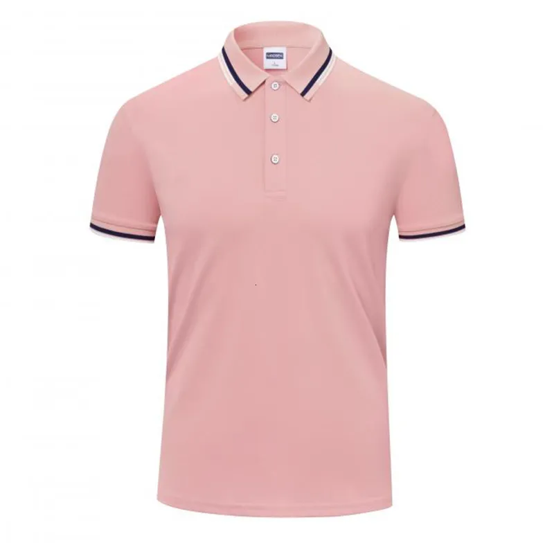 Polos dos homens 2023 camisa polo personalizado mulheres golf tshirt desportivo verão negócios casal roupas de manga curta blusa lapela tshirt 230828