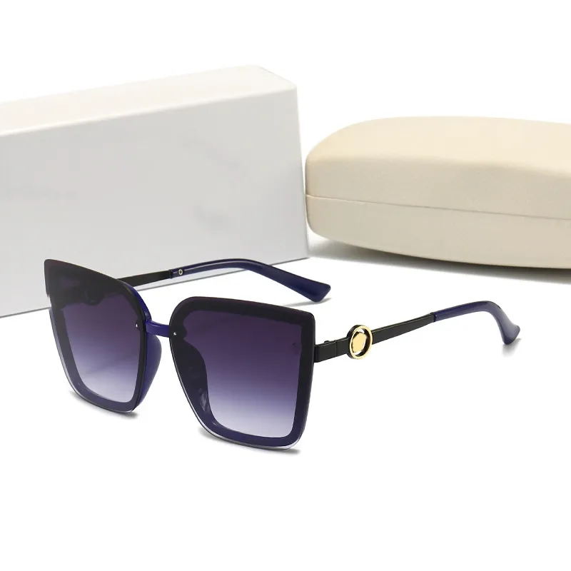 Top luxury Sunglasses Polaroid lens designer women s Men s Goggle senior Eye wear For Women eyeglasses frame Vintage Metal Sun Glasses With Box A J 6175