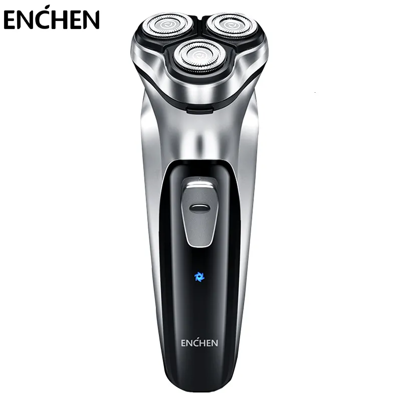 Electric Shavers ENCHEN BlackStone Electric Face Shaver Razor for Men 3D Floating Blade Washable USB Rechargeable Shaving Beard Machine 230828