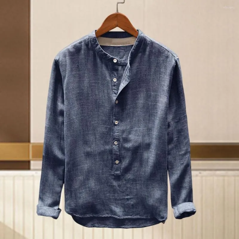 Männer Casual Hemden 2023 Gewaschenes Oxford-Gewebe Basic Einfache Tasche Langarmhemd Männer Frühling Und Sommer Dünner Mantel