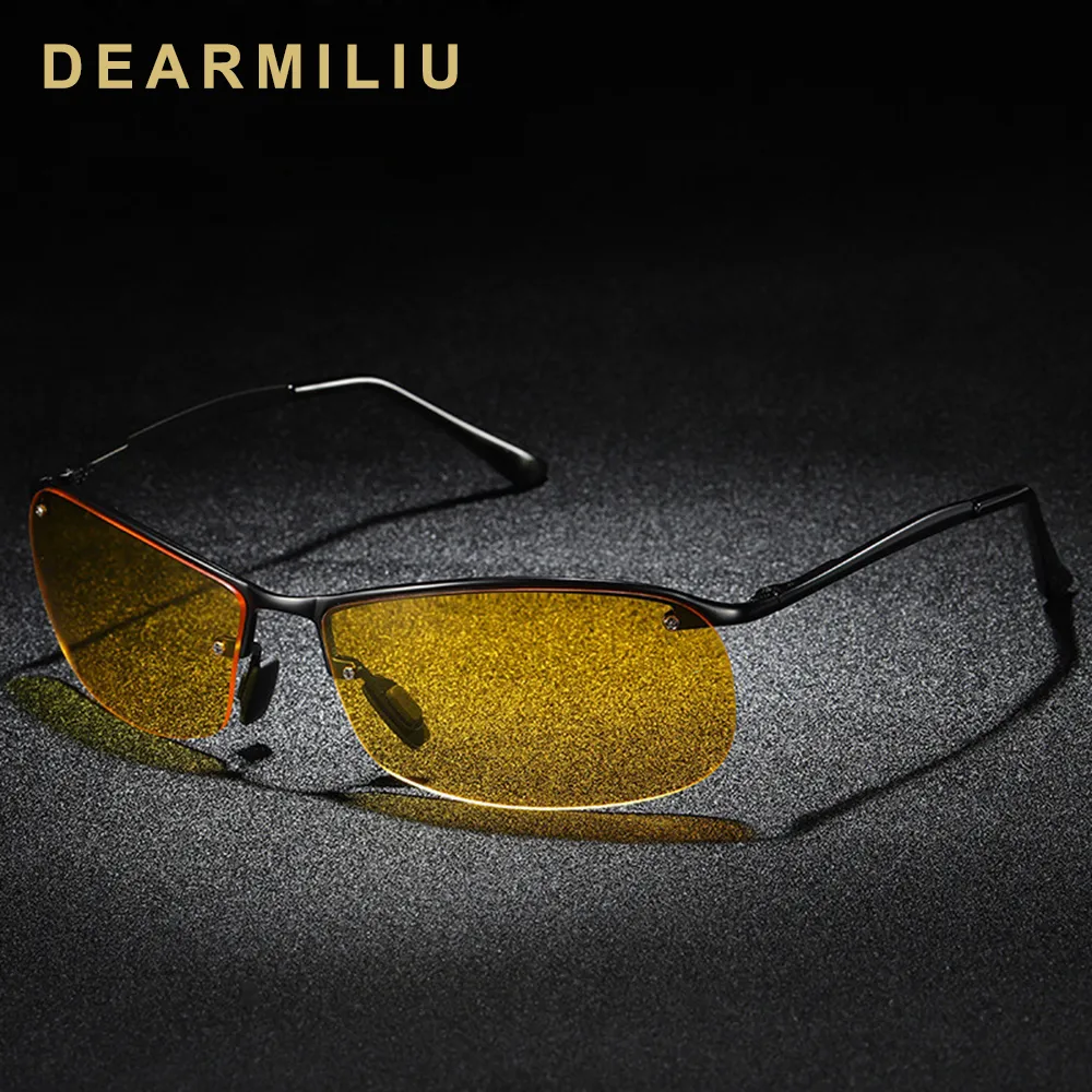 DEARMILIU Unisex Polarized Mountaineering Sunglasses With Pochromic Mirror  Night Vision Semi Rimless Mens Glasses 230828 From Huafei10, $19.28