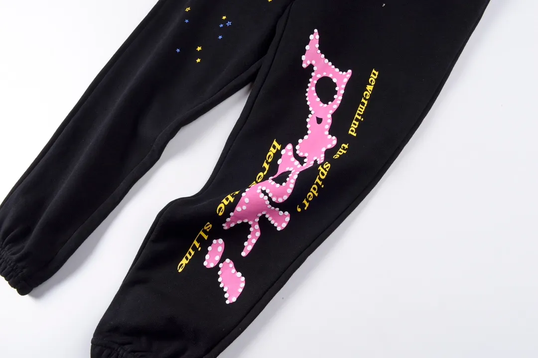 Sp5der 555555 I Heart hoodie pants スラックス SP5DER I Heart SP5 Souvenir Hoodie 'Black' SP5D0124