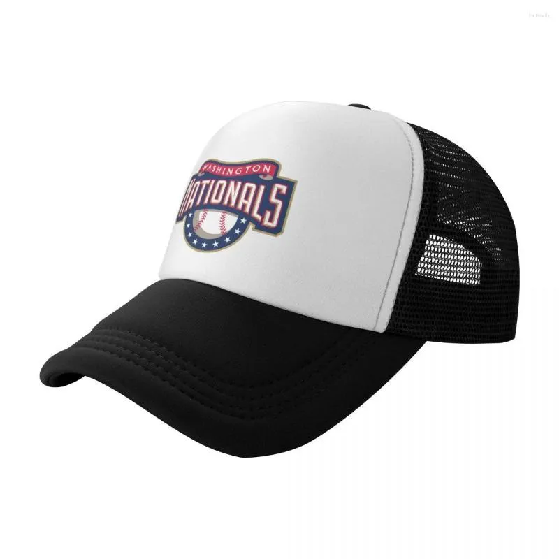 Boll Caps the Nationals Team Logo Baseball Cap Söt fluffig hatt för kvinnor 2023 herrar