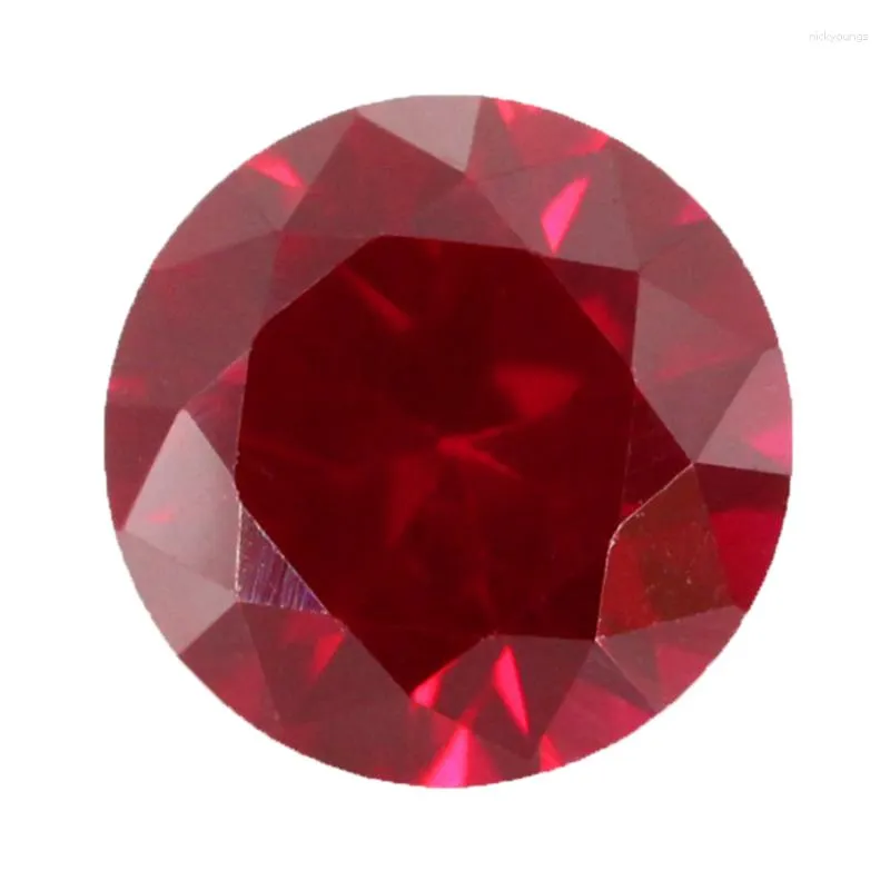 Loose Gemstones Natural Pigeon Blood Red Ruby Unheated 4.0Cts 10.0mm Sri-Lanka VVS Gemstone For Jewelry Making