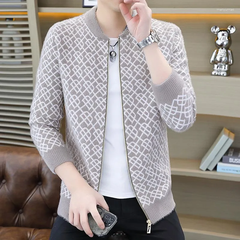 Mens pink cardigan clearance sweater
