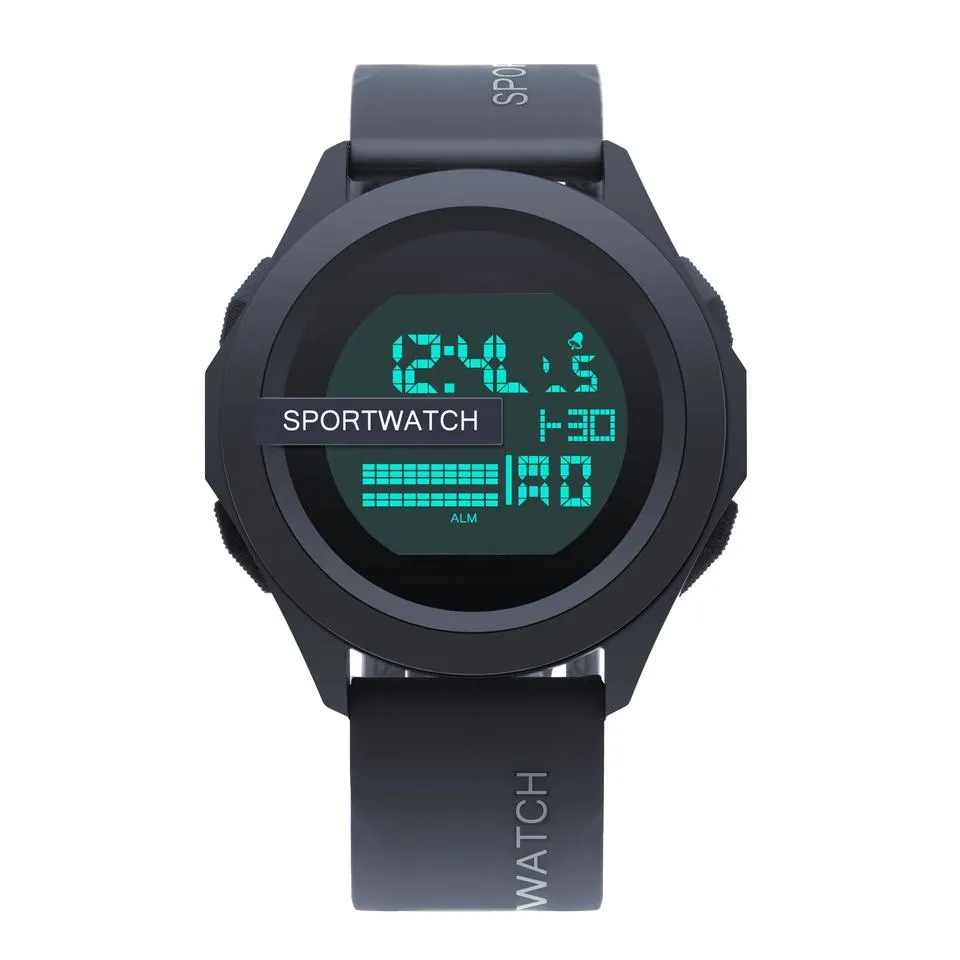 Wholesaler fashion Cheap Multifunctional luminous cool cold light sports watches Latest digital Electronic watch
