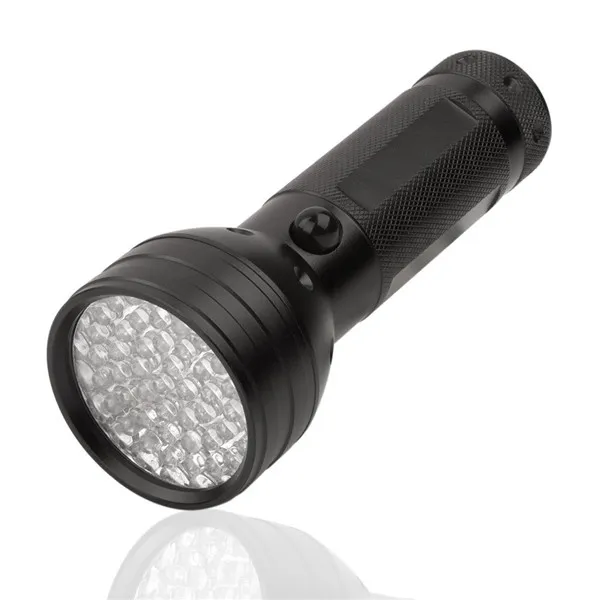 High Quailty UV Ultraviolet LED Flashlight Violet Blacklight Black Light Torch 395 nM Aluminum Shell UV Torches Mini Lights flashlights ZZ