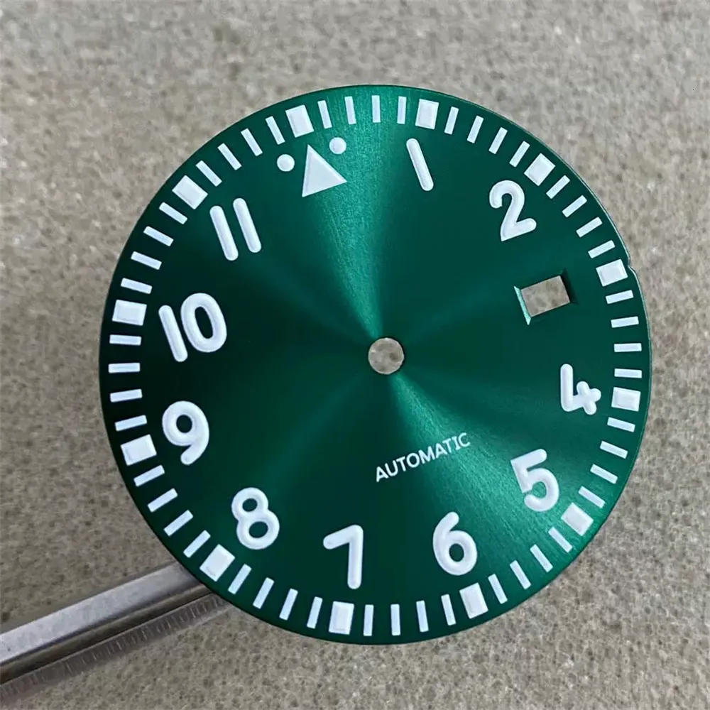 Cadran De Montre Vert Lumineux 28.5mm Pour Mouvement NH35/NH36 - Accessoire Horlogerie