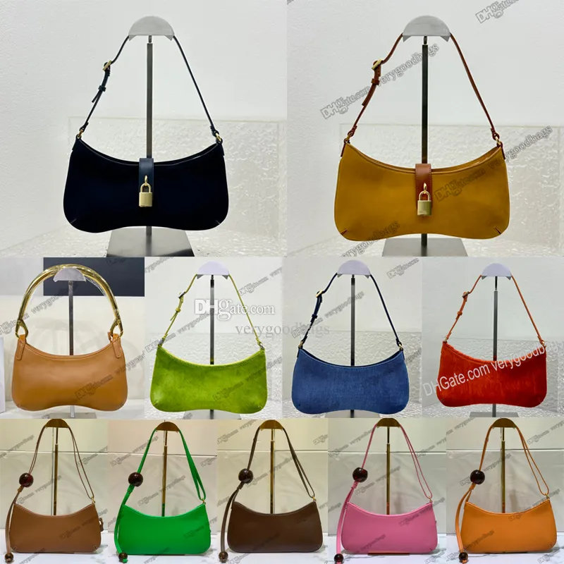 Designer bolsa de ombro RAPHIA camurça mulheres bolsas Le Bisou Bag Perle Simon Porte Mousqueton Moda Baguette raohia senhoras pequenas bolsas de couro azul marinho rosa marrom