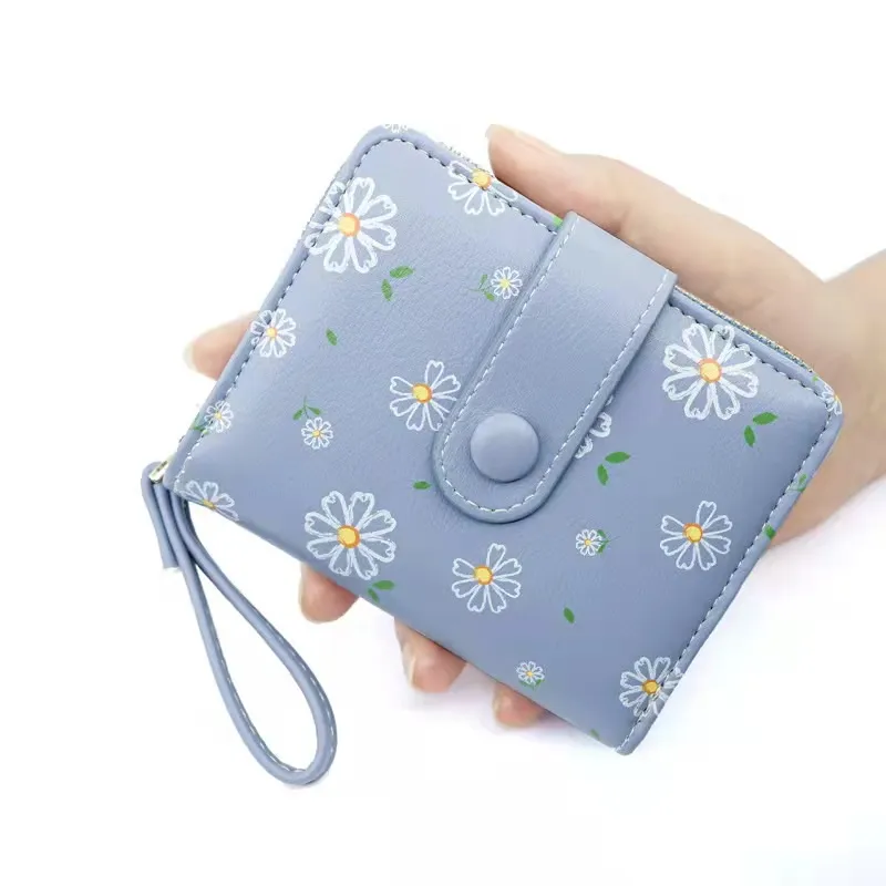 Great quality printing women designer wallets large capacity zipper lady short style fashion casual coin zero card purses no411