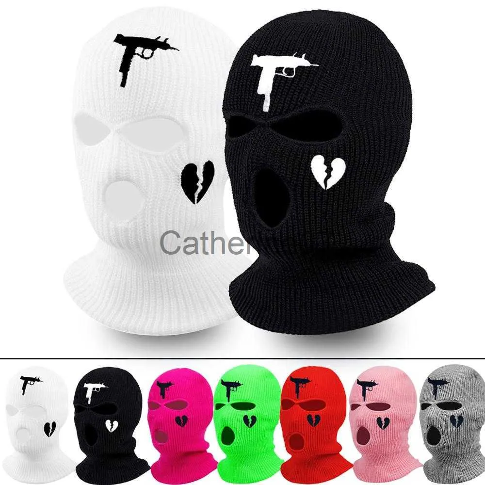 Stingy Brim Chapéus Homens Balaclava Máscara Chapéu Inverno Quente À Prova de Vento Knit Beanies Bonnet Unisex Caps Mulheres Esportes Halloween Party Presentes Ski Accesorios J230829