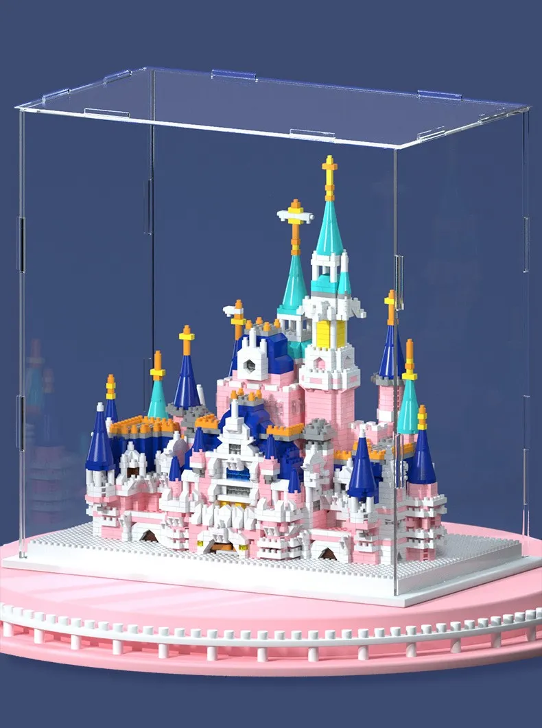 Magic Castle Lepin Disney Castle Review Brick Castle Craft Build