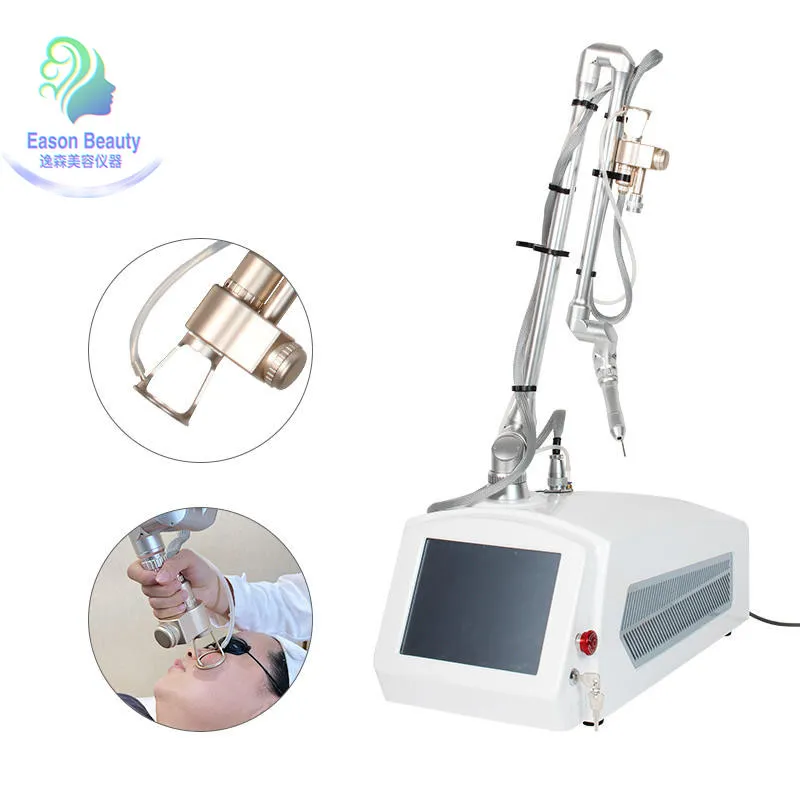 60W Mental Tube Fractional Laser CO2 Akne-Narbenentfernung Hautverjüngungslaser Fractional CO2-Maschine mit 4-Arten-Technologie