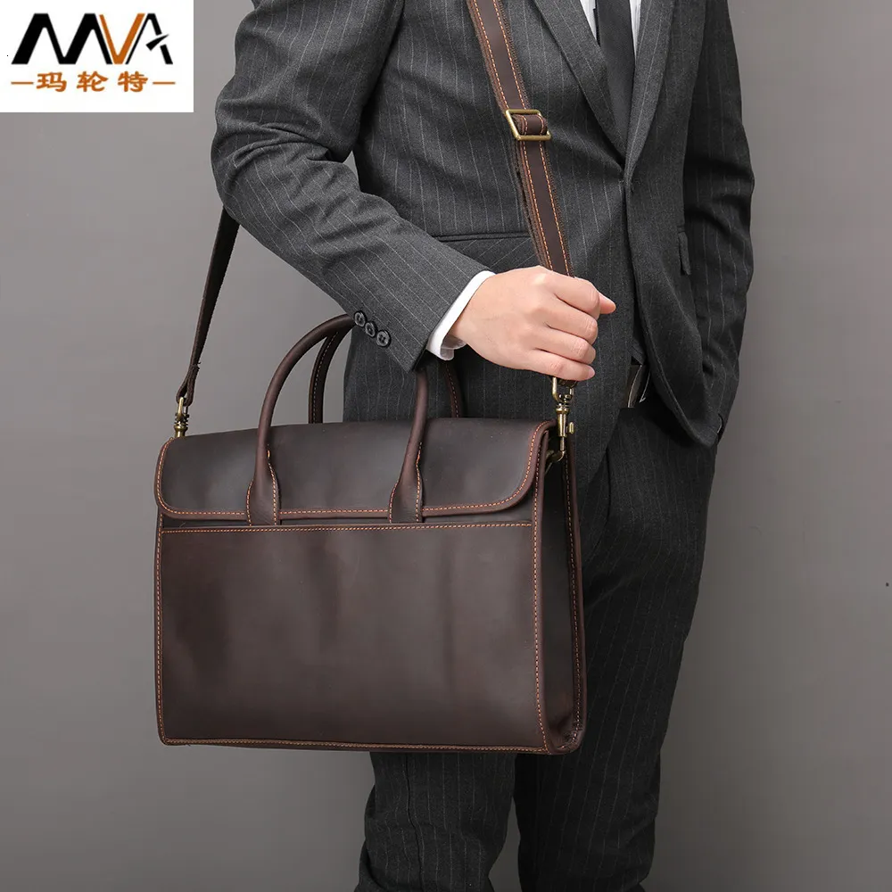 Mens luxury top laptop bag