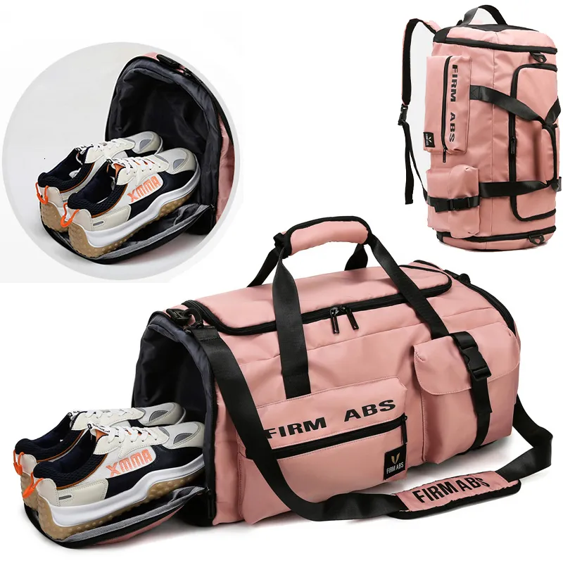 Sacs Duffel Sac de sport de mode avec compartiment à chaussures grande capacité voyage sac à dos de basket-ball pour hommes sec humide sport séparé 230828