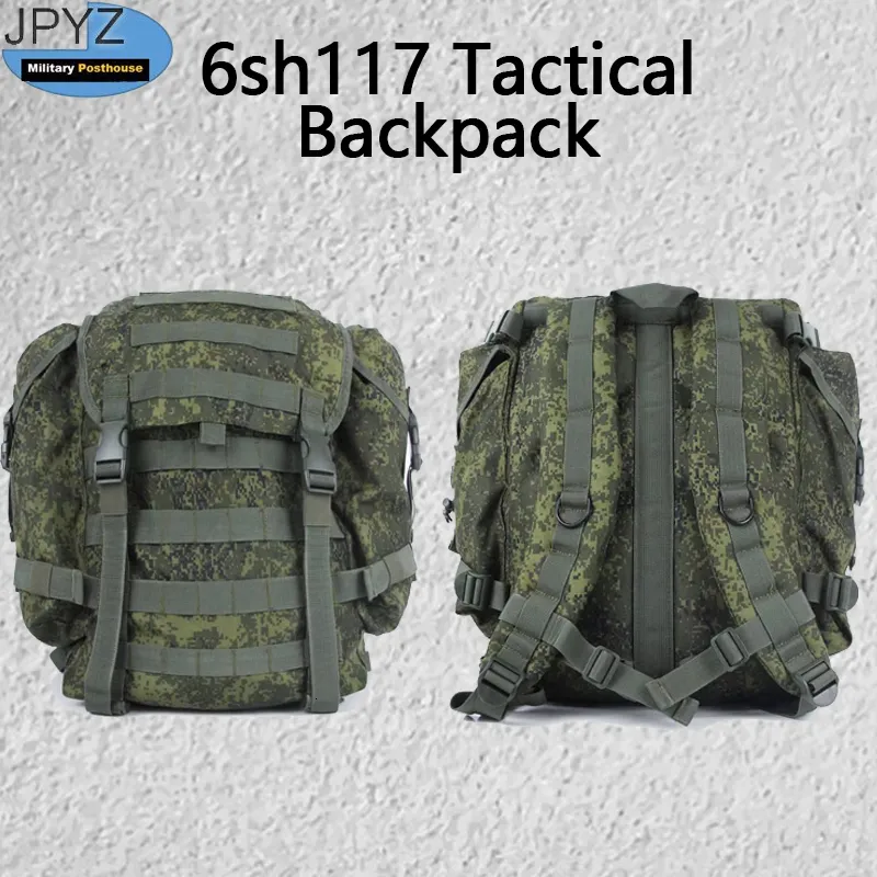 Mochila Exército Russo 6sh117 Equipamento de Combate Bolsa Atividades Militares Ao Ar Livre Verde Camo 3D 230828