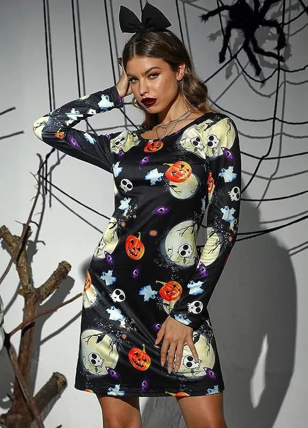 knee length dresses for ladies Any Old Iron Skeleton Dress S main image 0