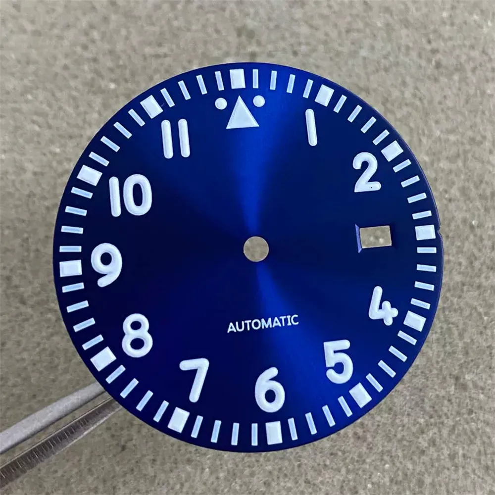 Cadran De Montre Vert Lumineux 28.5mm - Pour Mouvement NH34/NH35, Accessoire Modding, Neuf