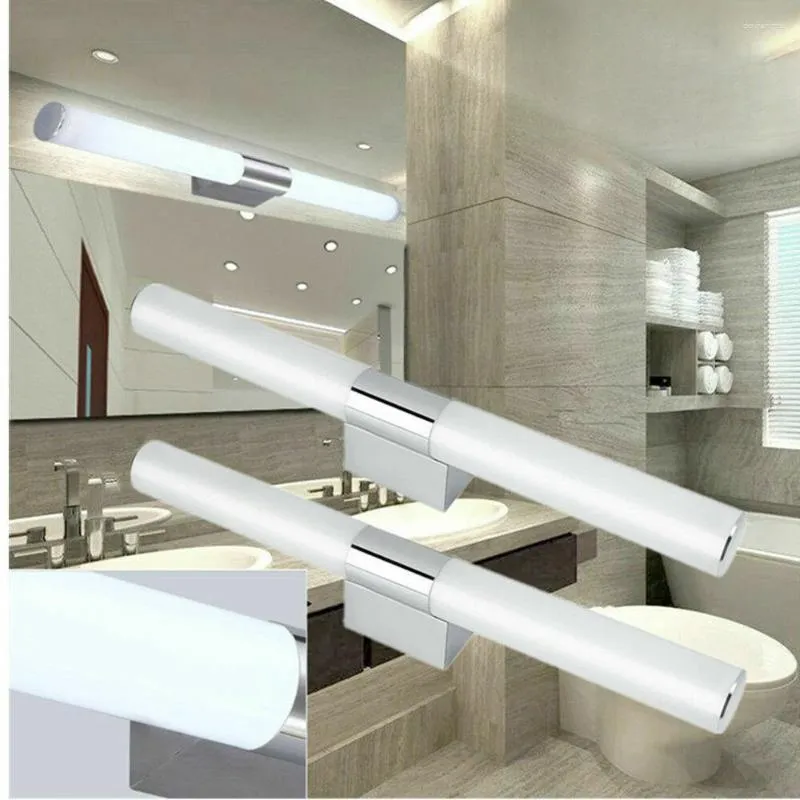 Wall Lamp Modern LED Bathroom Vanity Mirror Light 12W 16W 22W AC85-265V Acrylic Tube Sconce Makeup Lighting Fixtures