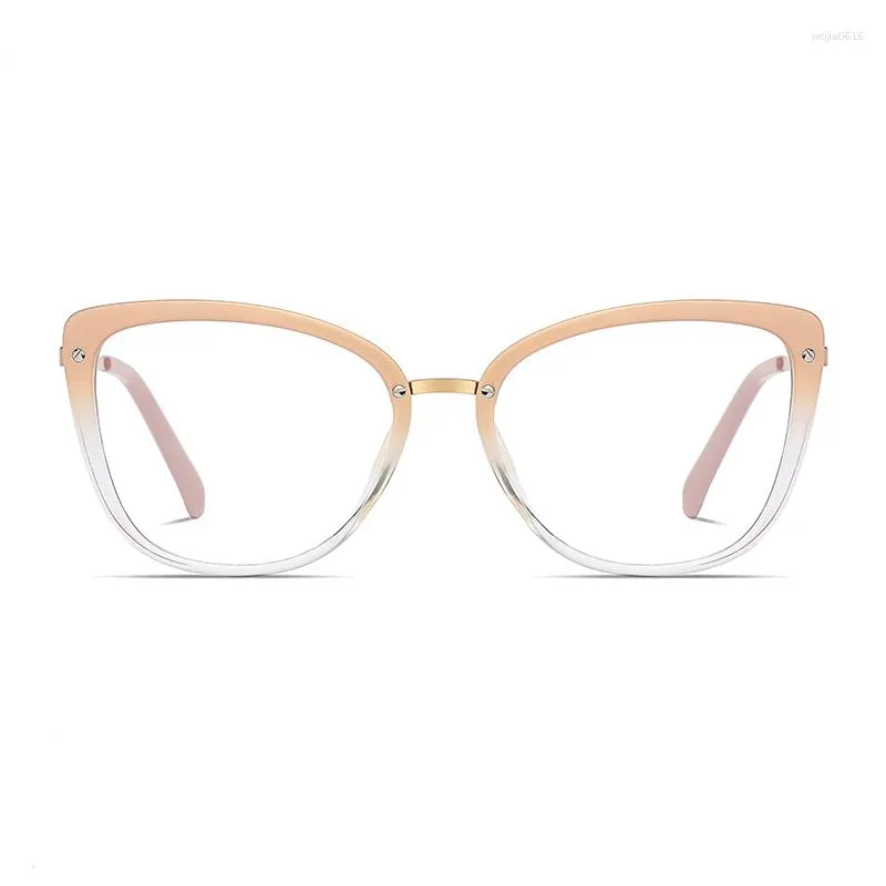 Sonnenbrillenrahmen Ceofy Frauen Cateye Brillengestell Vintage Myopie Optische Verordnung Design Brillen Ankunft Brillen