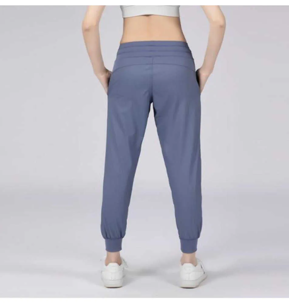 Pantaloni da yoga da donna, da donna, con coulisse, ad asciugatura rapida, da corsa, per sport, da ballo, da jogging, per ragazze, palestra, donna