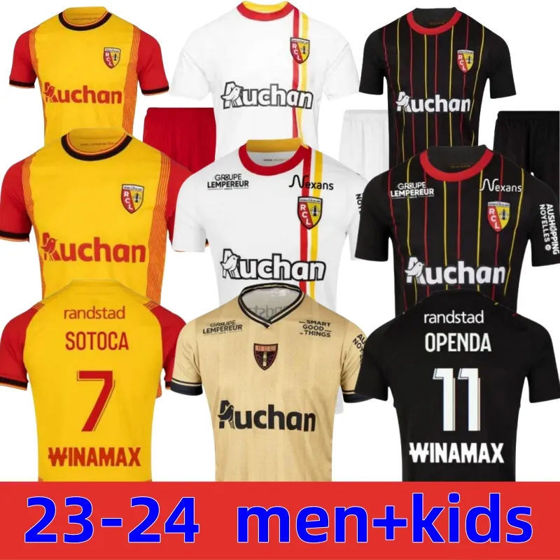 23 24 maillot RC Lens camisetas de fútbol Saint-Barbe especial OPENDA GANAGO SOTOCA camiseta de fútbol amarilla local 2023 KAKUTA FULGINI DIOUF SPIERINGS FOFANA TERCERO niños fanáticos