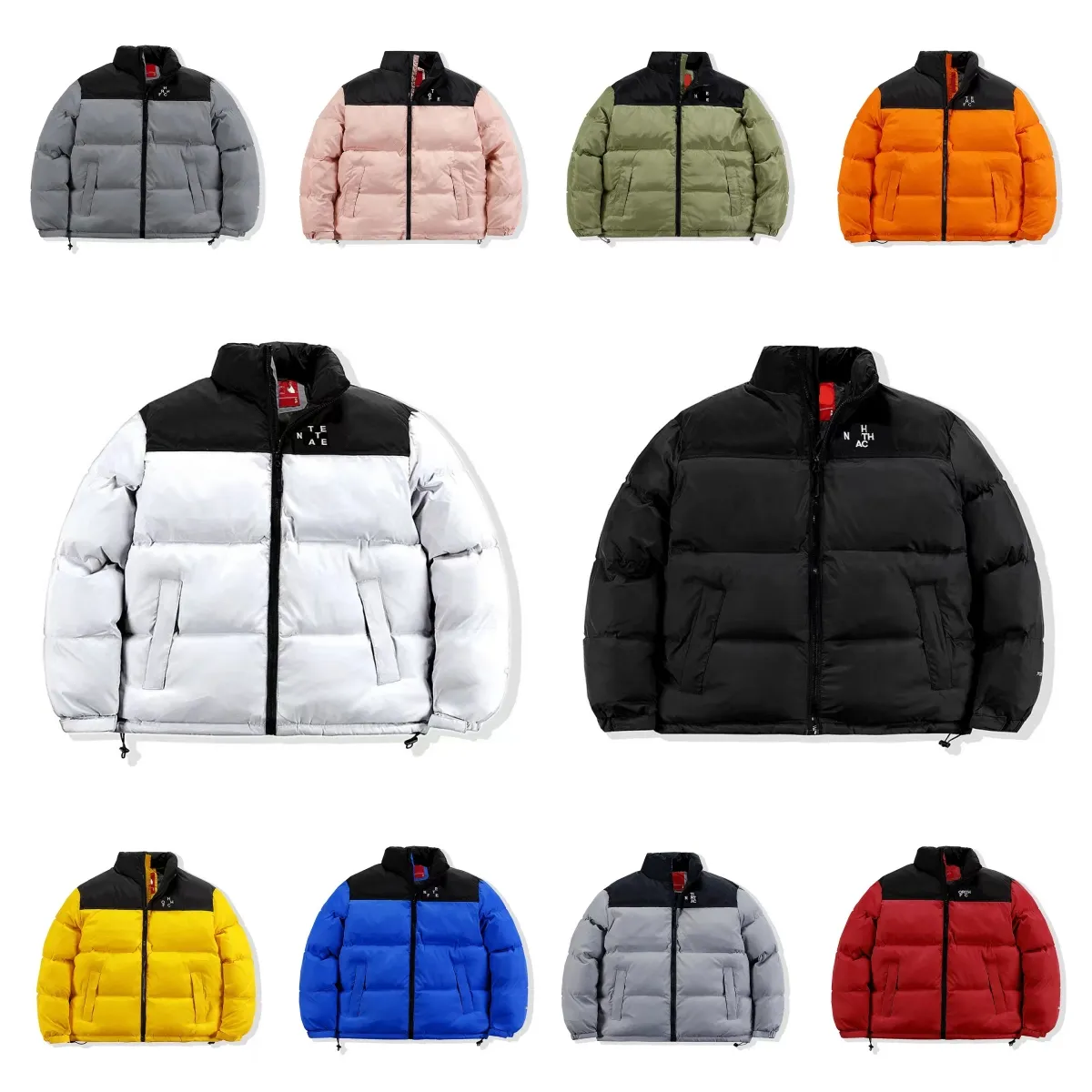 Mens Puffer Jacket Down Jackets Parkas Designer Coat Print Winter Ski Short Ytterkläder Kvinnlig manlig blixtlås Brun Black Hooded Veste Womens Letter Par Clothing S5