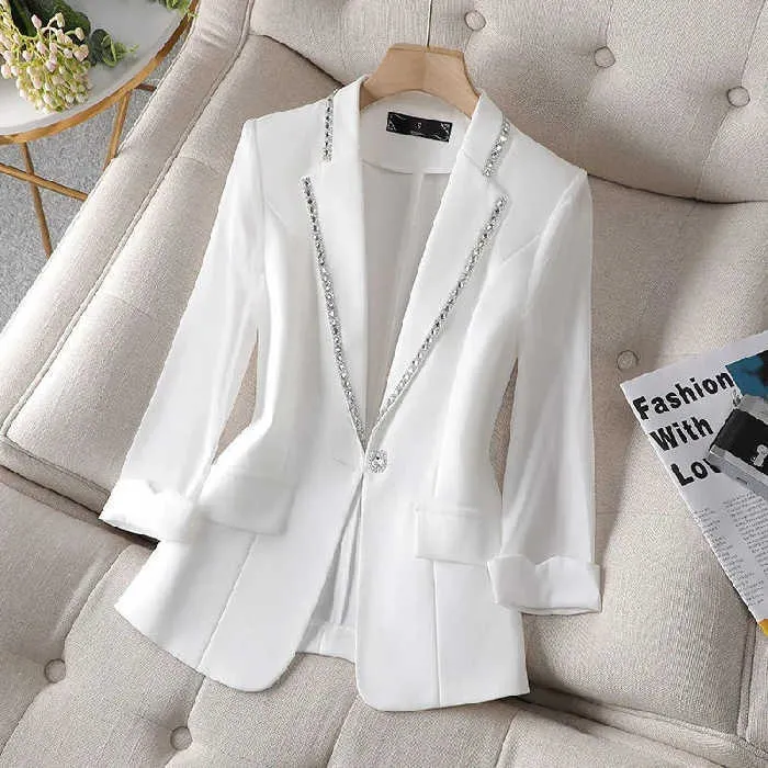 Thin blazer outlet jacket womens