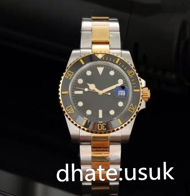 MAN WATTER Automatic Mechanical Movement Sapphire Mirror 904L FESTAL TOP -GANDAY 40MM WRISTWATCH مقاومة للماء مع مضيئة